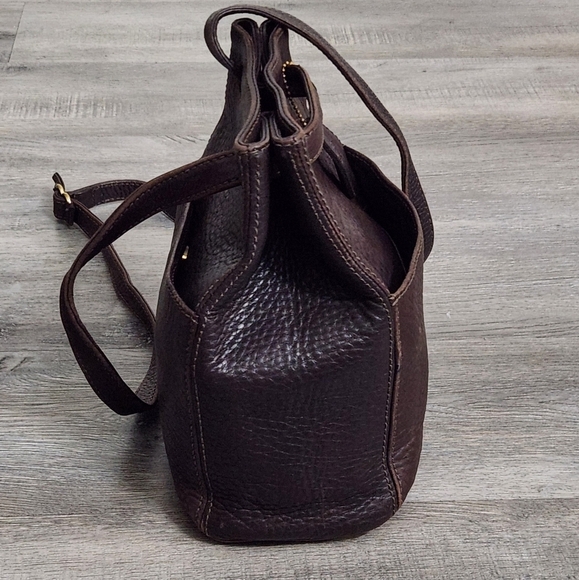 Vintage Coach Sonoma Drawstring Leather Crossbody Bag - Picture 6 of 13